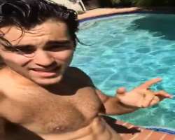 The actor enjoys adventure sports like swimming, car driving and traveling. He also raced at  Irwindale Speedway in a charitable event in the year 201